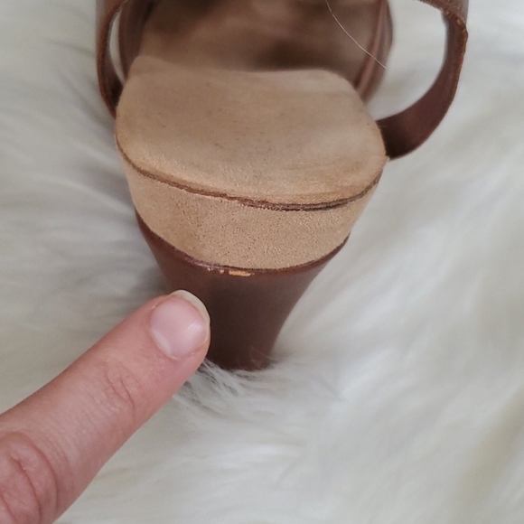 Bamboo Strappy Wedges - Picture 7 of 7